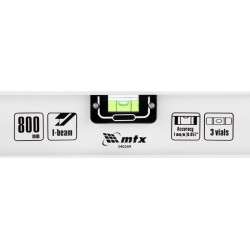 ALUMINIUM SPIRIT LEVEL RAIL 2 VIALS  800 mm.