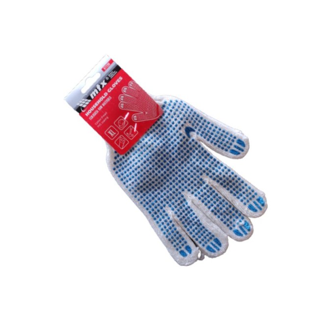 COTTON WORKING GLOVES PVC 7CL. 62gr.