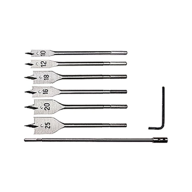 6 PCS FLAT DRILL BITS SET