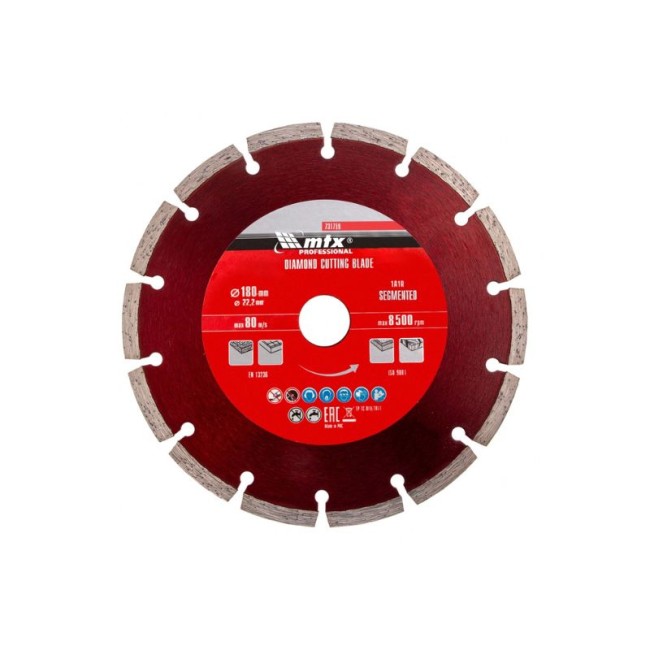 SEGMENTED DIAMOND SAW BLADE DRY CUT Φ115X22.2