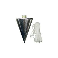 PLUMB BOB , CONICAL 300gr WITH 5m CORD