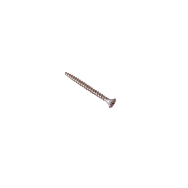 SLOTTED FLAT HEAD CHIPBOARD SCREW INOX A2 ΡΖ2 (DIN.6112) 4.0X45