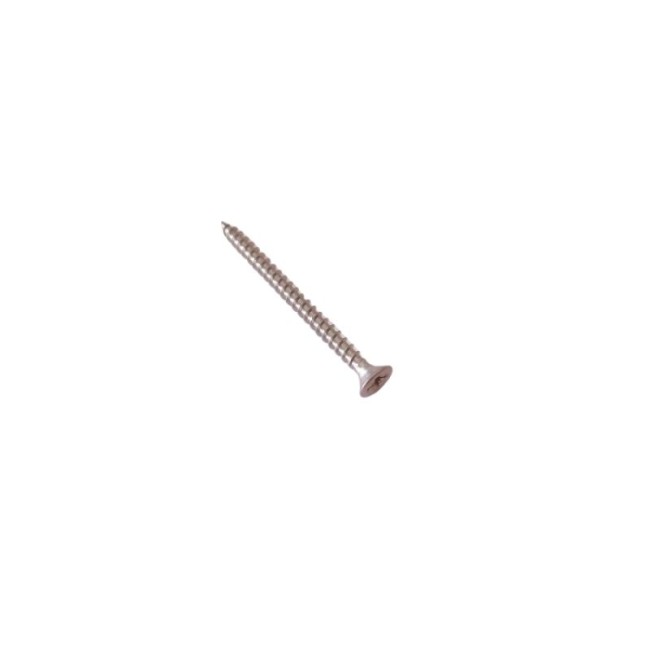 SLOTTED FLAT HEAD CHIPBOARD SCREW INOX A2 ΡΖ2 (DIN.6112)  4.0X50