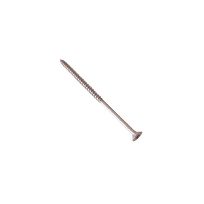 SLOTTED FLAT HEAD CHIPBOARD SCREW INOX A2 ΡΖ2 (DIN.6112) 4.0X80