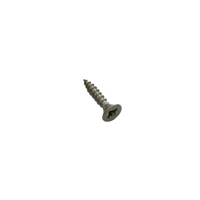 SLOTTED FLAT HEAD CHIPBOARD SCREW INOX A2 ΡΖ3 (DIN.6112) 6.0X30