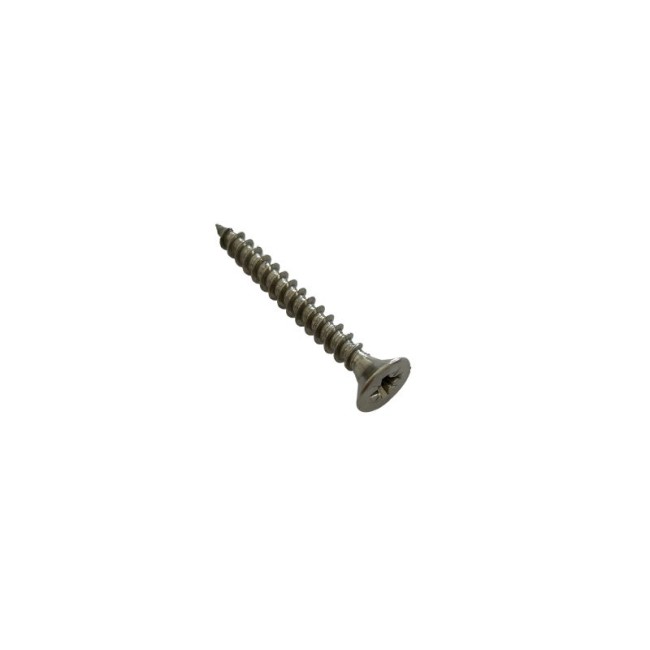 SLOTTED FLAT HEAD CHIPBOARD SCREW INOX A2 ΡΖ3 (DIN.6112) 6.0X50