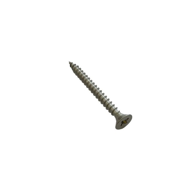 SLOTTED FLAT HEAD CHIPBOARD SCREW INOX A2 ΡΖ3 (DIN.6112) 6.0X60