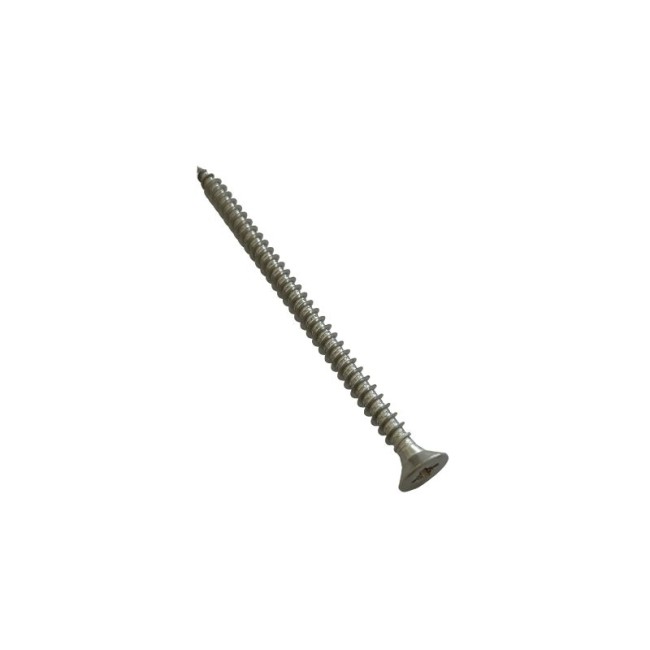 SLOTTED FLAT HEAD CHIPBOARD SCREW INOX A2 ΡΖ3 (DIN.6112) 6.0X100