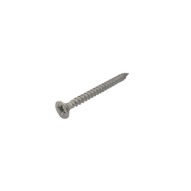 GALV.CHIPBOARD SCREWS C1022 WITH PZ2 (DIN.7982) 4.0X45 MM.