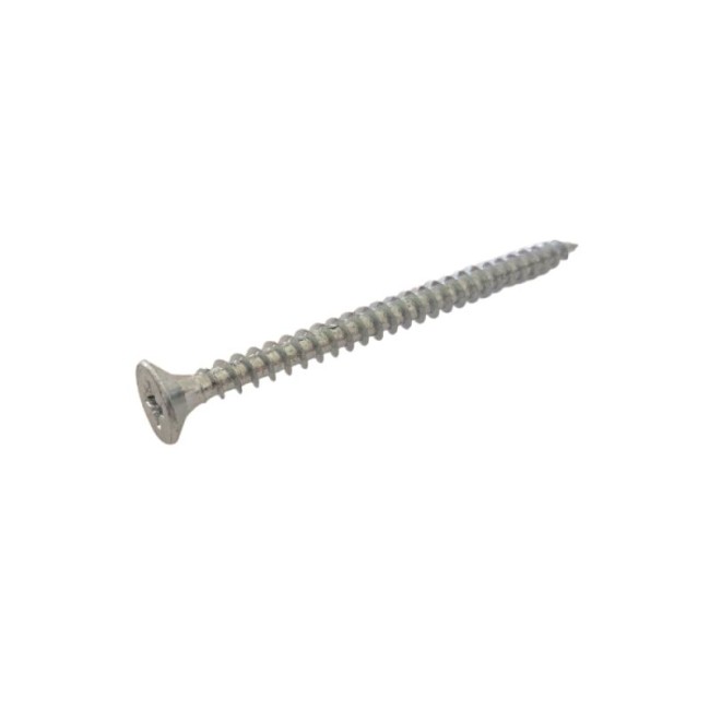 GALV.CHIPBOARD SCREWS C1022 WITH PZ3 (DIN.7982) 6.0X80 MM.