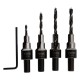 CONFIRMAT COUNTERSINK DRILL BIT SET 4pcs. (3-4-4.5-5 mm.)