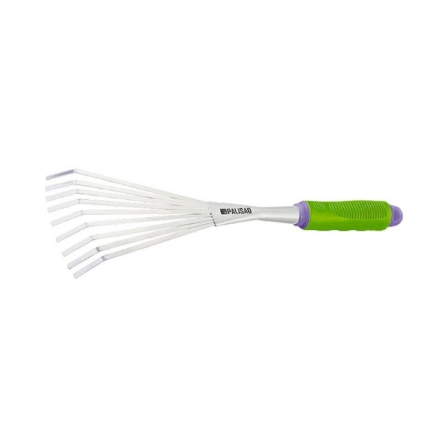 FAN RAKE 9 TEETH WITH RUBBERIZED HANDLE