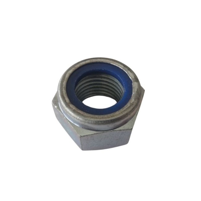 HEXAGON STEEL SAFETY NUTS GALVANIZED DIN.985/S8 M33