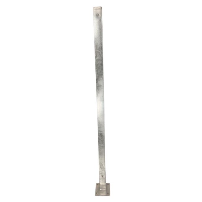 EXTRA H.D.G POST WITH WELDED FLANGE BASE MIDDLE 1010