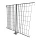 FENCE SET H.D.G WITH POST WELDED FLANGE BASE 1200/1300Χ0500