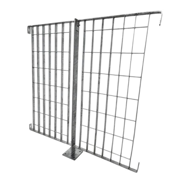 FENCE SET H.D.G WITH POST WELDED FLANGE BASE 1200/1300X2000