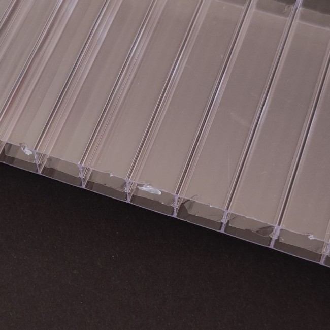 POLYCARBONATE HOLLOW SHEETS U.V NEUTRAL 2W 6 MM.