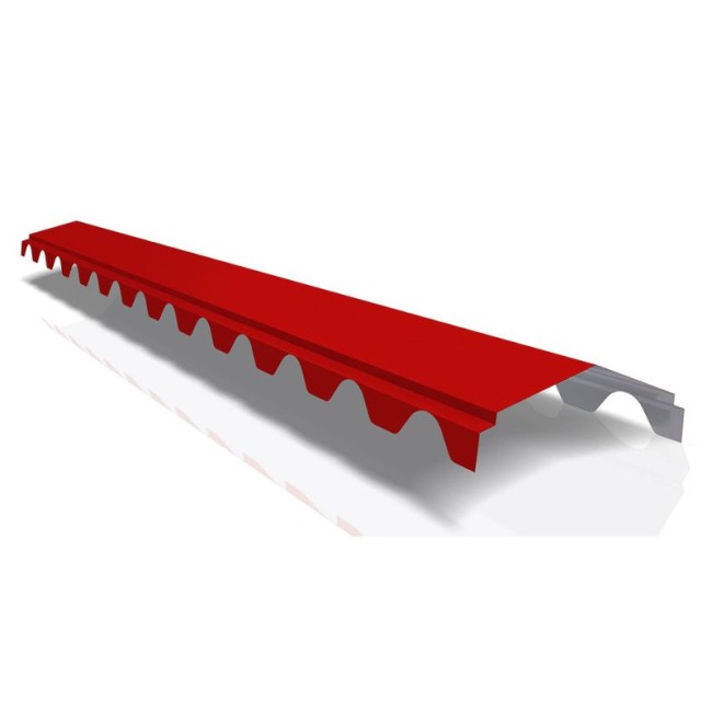METAL TOP COVER FOR TILE ROOF PANEL RED COLOR