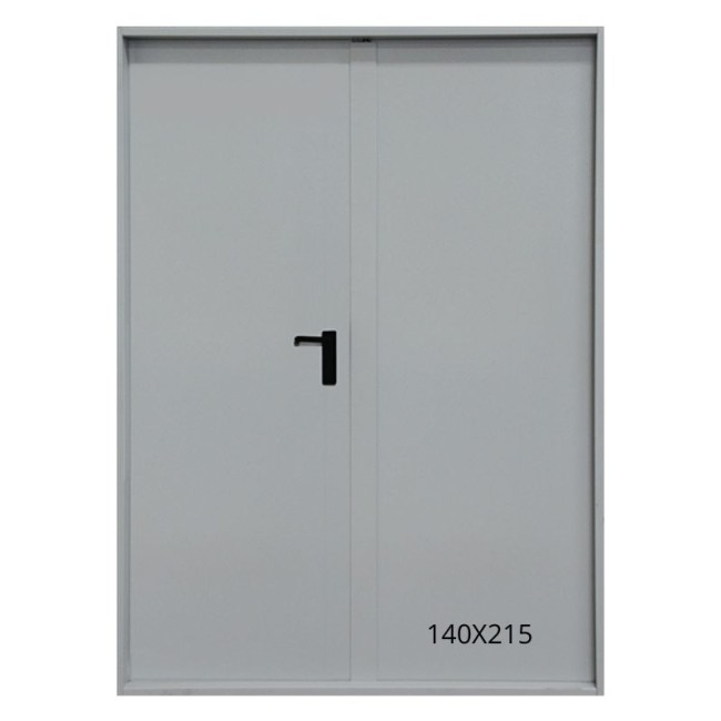 GENERAL PURPOSE DOOR UNIVERSAL 140X215 DOUBLE LEAF βιομηχανικές πόρτες