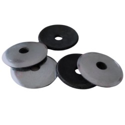 BONDED WASHER RAL9006 METAL (C1022) WITH EPDM (NEOPRENE) 1/4X38MM. BONDED WASHER RAL9006 METAL (C1022) WITH EPDM (NEOPRENE) 1/4X38MM.
