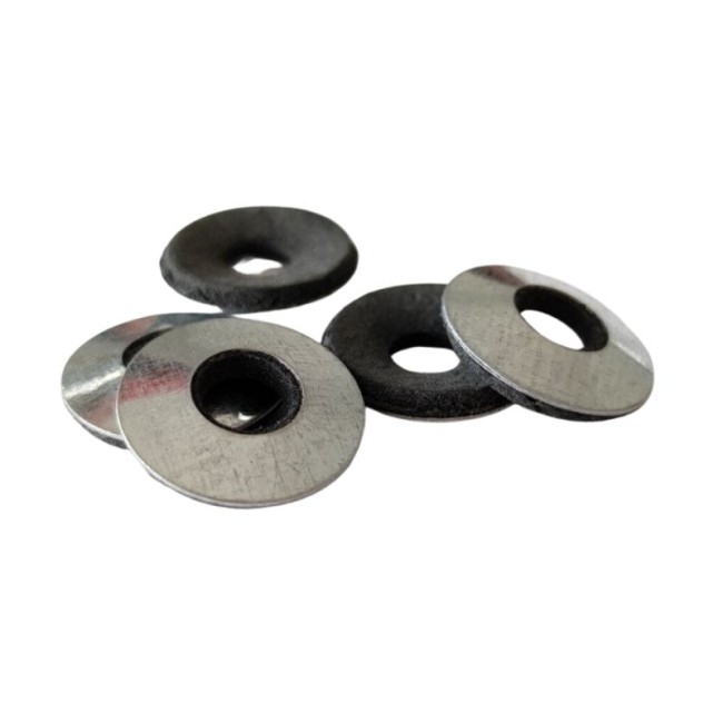 BONDED WASHER GALV. METAL (C1022) WITH EPDM (NEOPRENE) 1/4X16 MM.