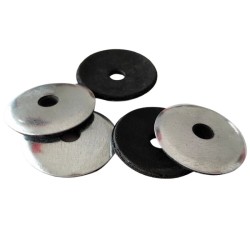 BONDED WASHER GALV. METAL (C1022) WITH EPDM (NEOPRENE) 1/4X30 MM. BONDED WASHER GALV. METAL (C1022) WITH EPDM (NEOPRENE) 1/4X30 MM.