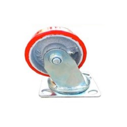 ROTATING PREPONDERANT TYPE WHEELS WITHOUT BRAKE PU Φ200 ΜΜ. ROTATING PREPONDERANT TYPE WHEELS WITHOUT BRAKE PU Φ200 ΜΜ.