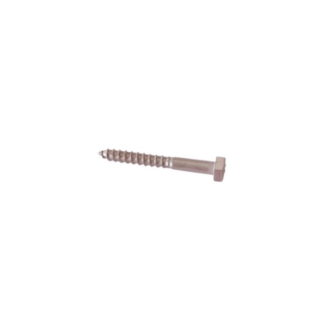 HEX WOOD SCREWS INOX A2 DIN.571 M6X50 MM.