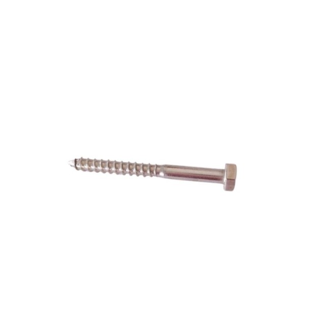 HEX WOOD SCREWS INOX A2 DIN.571 M6X60 MM.