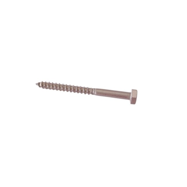 HEX WOOD SCREWS INOX A2 DIN.571 M6X70 MM.