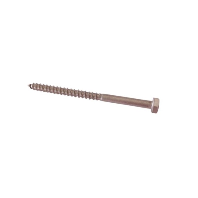 HEX WOOD SCREWS INOX A2 DIN.571 M6X90 MM.