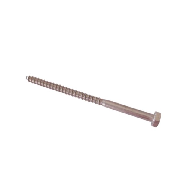 HEX WOOD SCREWS INOX A2 DIN.571 M6X100 MM.