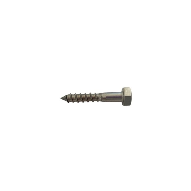 HEX WOOD SCREWS INOX A2 DIN.571 M8X45 MM.