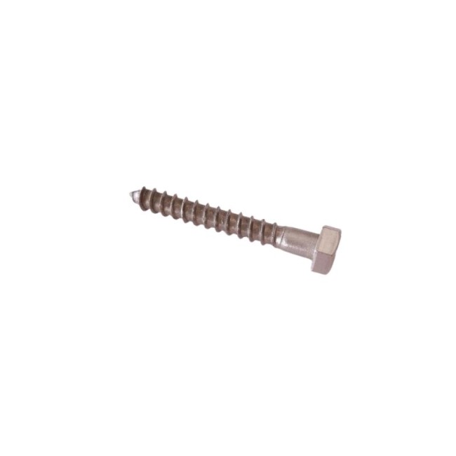 HEX WOOD SCREWS INOX A2 DIN.571 M8X60 MM.