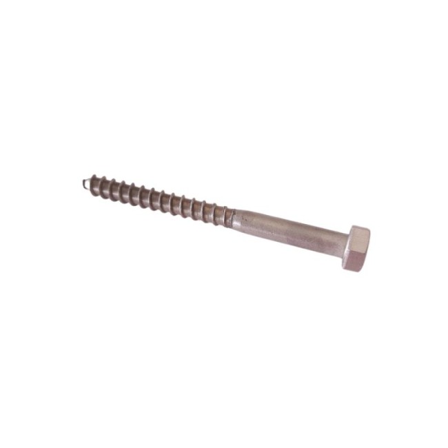 HEX WOOD SCREWS INOX A2 DIN.571 M8X90 MM.