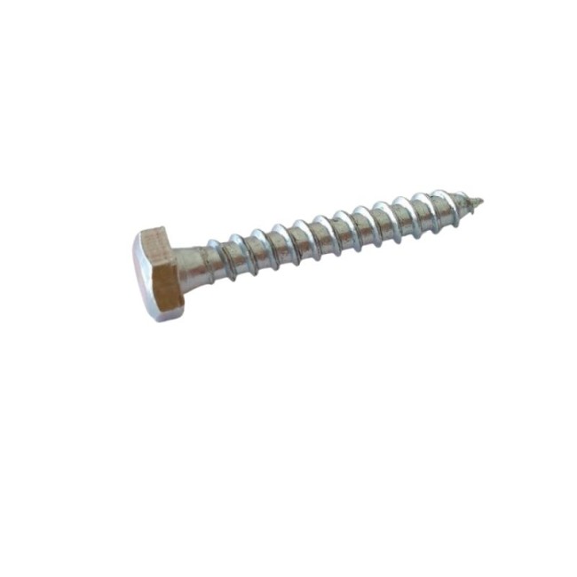 HEX HEAD COACH SCREW Z/P (1/4