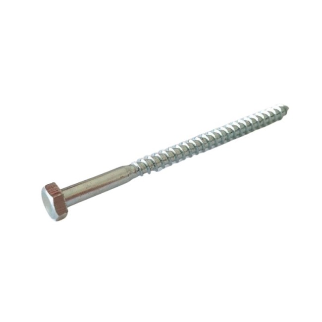 HEX HEAD COACH SCREW Z/P (1/4