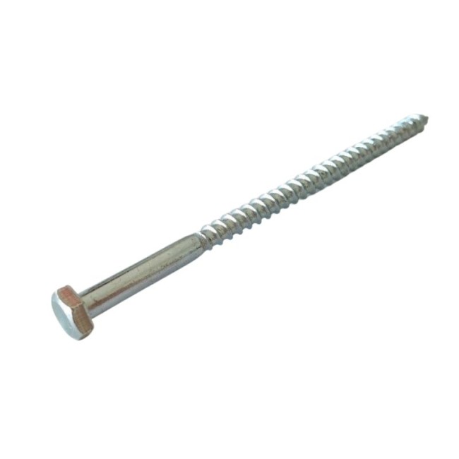 HEX HEAD COACH SCREW Z/P (1/4