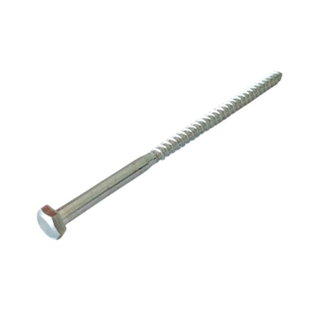 HEX HEAD COACH SCREW Z/P (1/4