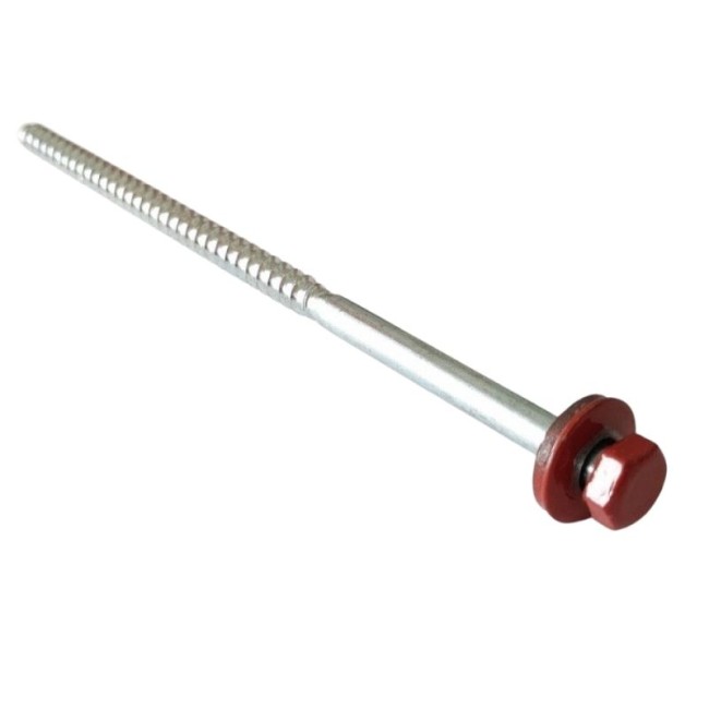 HEK HEAD COACH SCREW Z/P RED HEAD (R.3016) M6X140 MM.