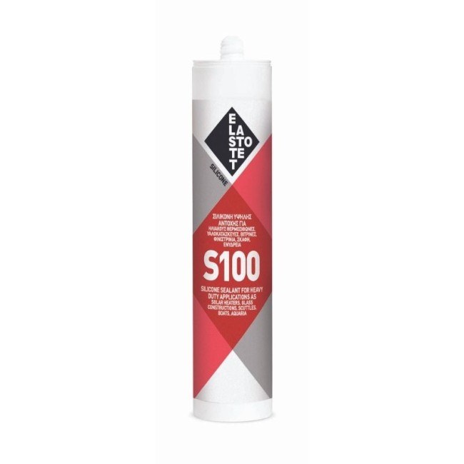 SILICONE CARTRIDGE SANIT.S100 WHITE 280 ml