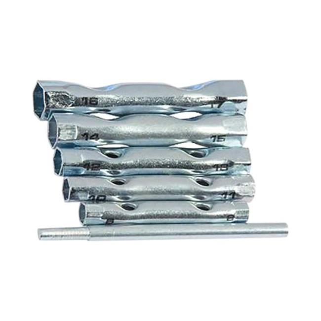 TUBULAR SPANNER KIT 6-22mm. 10 PCS