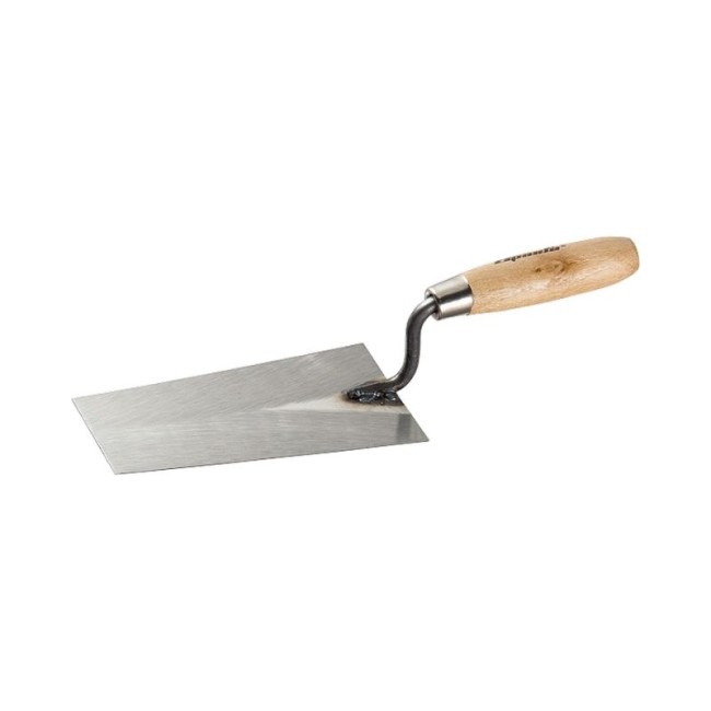 STEEL MARGING TROWEL WOODEN HANDLE 160 mm.