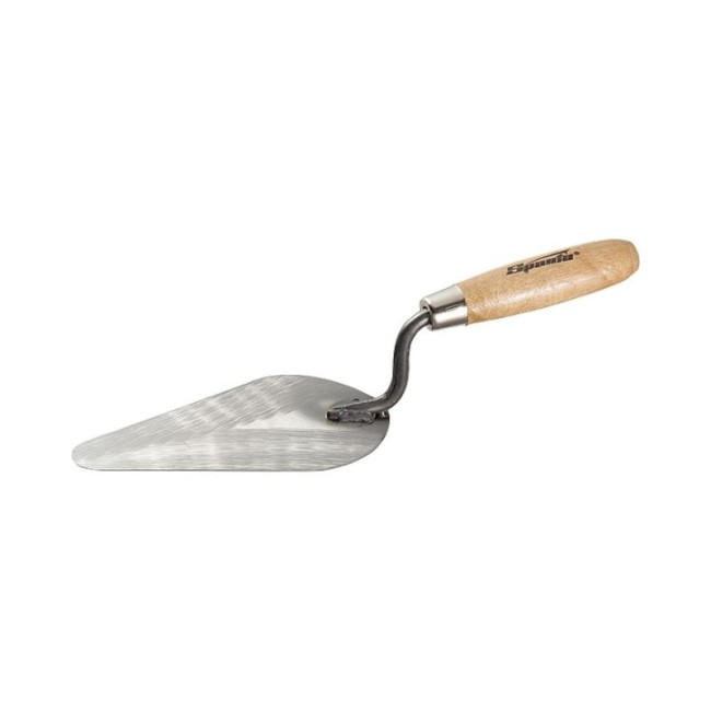 STEEL MARGING TROWEL WOODEN HANDLE 150 mm.