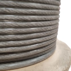 H.D.G STEEL WIRE ROPE IN PVC COATED (6X19+FC) 10-12 MM. H.D.G STEEL WIRE ROPE IN PVC COATED (6X19+FC) 10-12 MM.