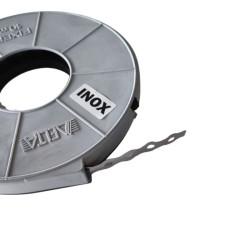 ΤΑΙΝΙΑ ΔΙΑΤΡΗΤΗ ΙΝΟΧ FIXER Φ5 12Χ0.8 mm. ΤΑΙΝΙΑ ΔΙΑΤΡΗΤΗ ΙΝΟΧ FIXER Φ5 12Χ0.8 mm.