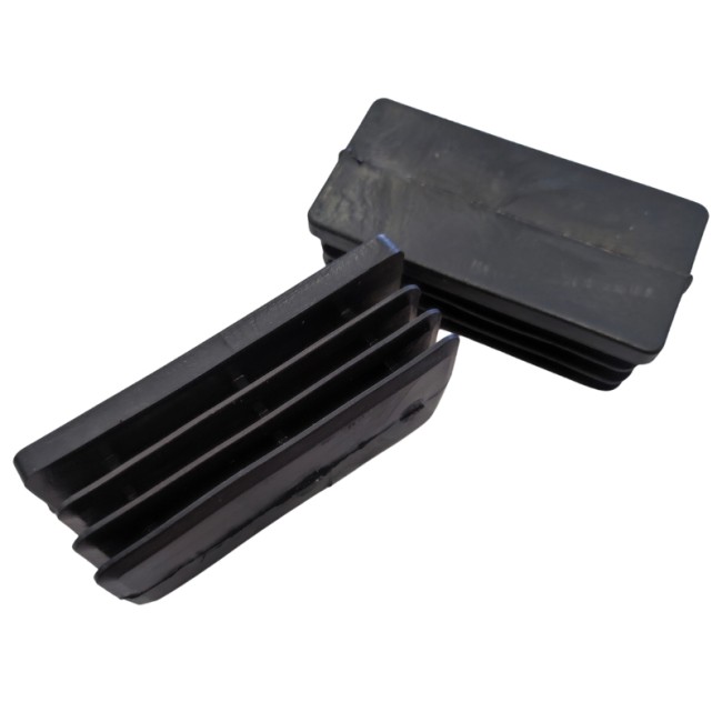 RECTANGULAR PLASTIC CAP 40X80 WITH WINGS