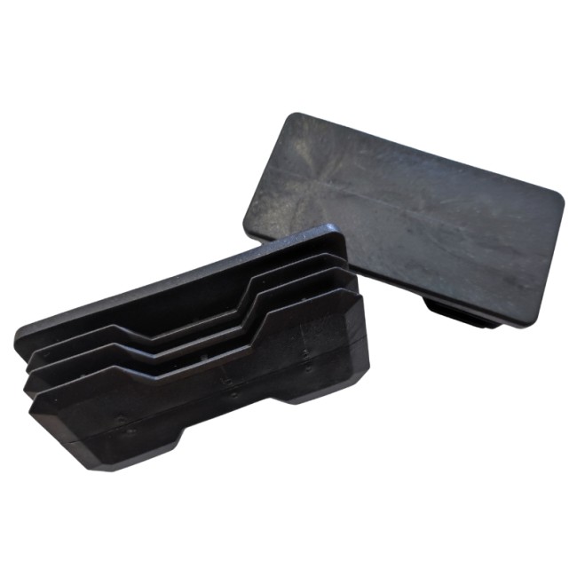 RECTANGULAR PLASTIC CAP 50X100 WITH WINGS