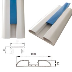 ΥΓΕΙΟΝ. ΠΛΑΣΤ. ΡΕΛΙ WP100 (R.9010) & ΚΟΡΔΟΝΙ WPC (R.5005) 100X21 MM. ΥΓΕΙΟΝ. ΠΛΑΣΤ. ΡΕΛΙ WP100 (R.9010) & ΚΟΡΔΟΝΙ WPC (R.5005) 100X21 MM.
